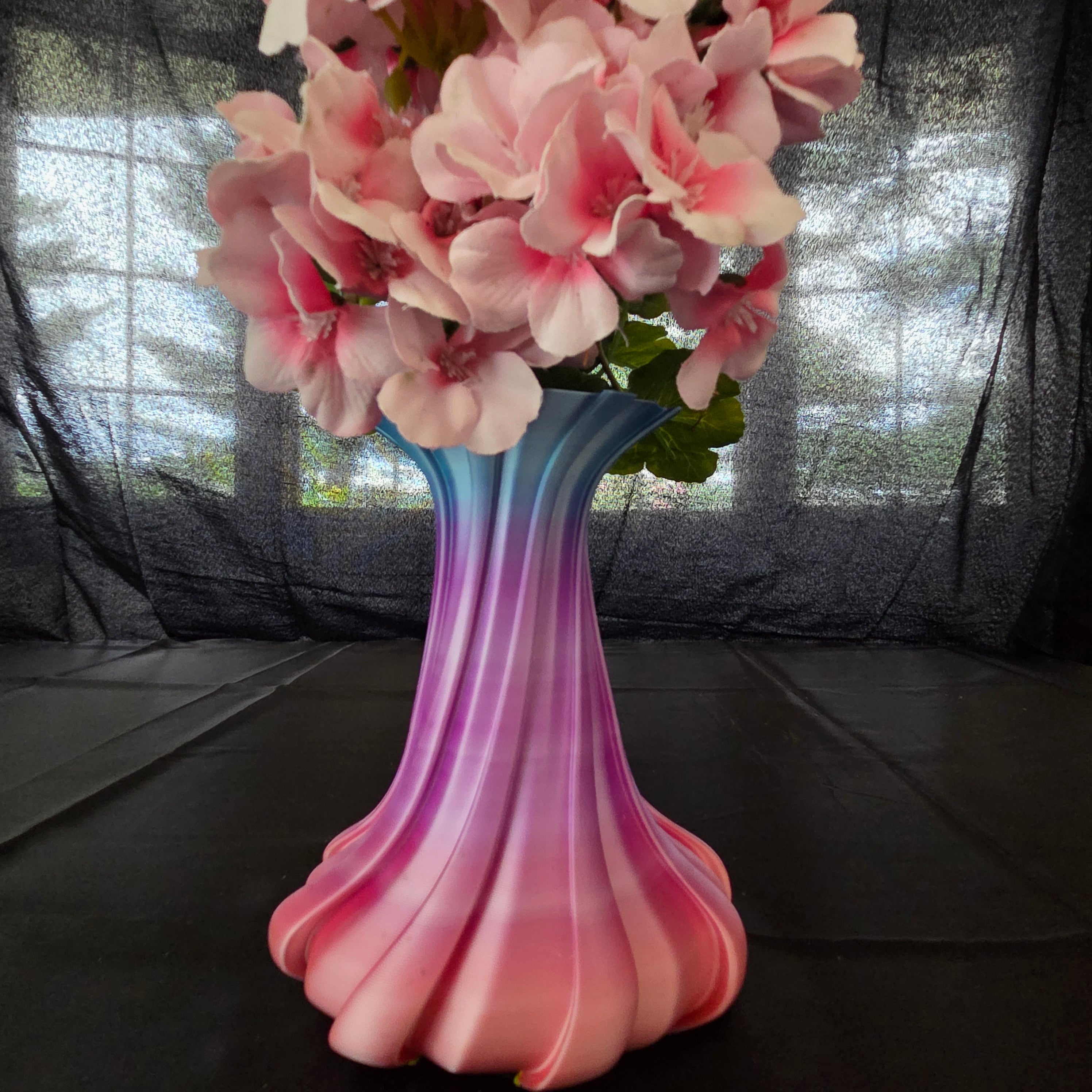 Fluted Spiral Vase