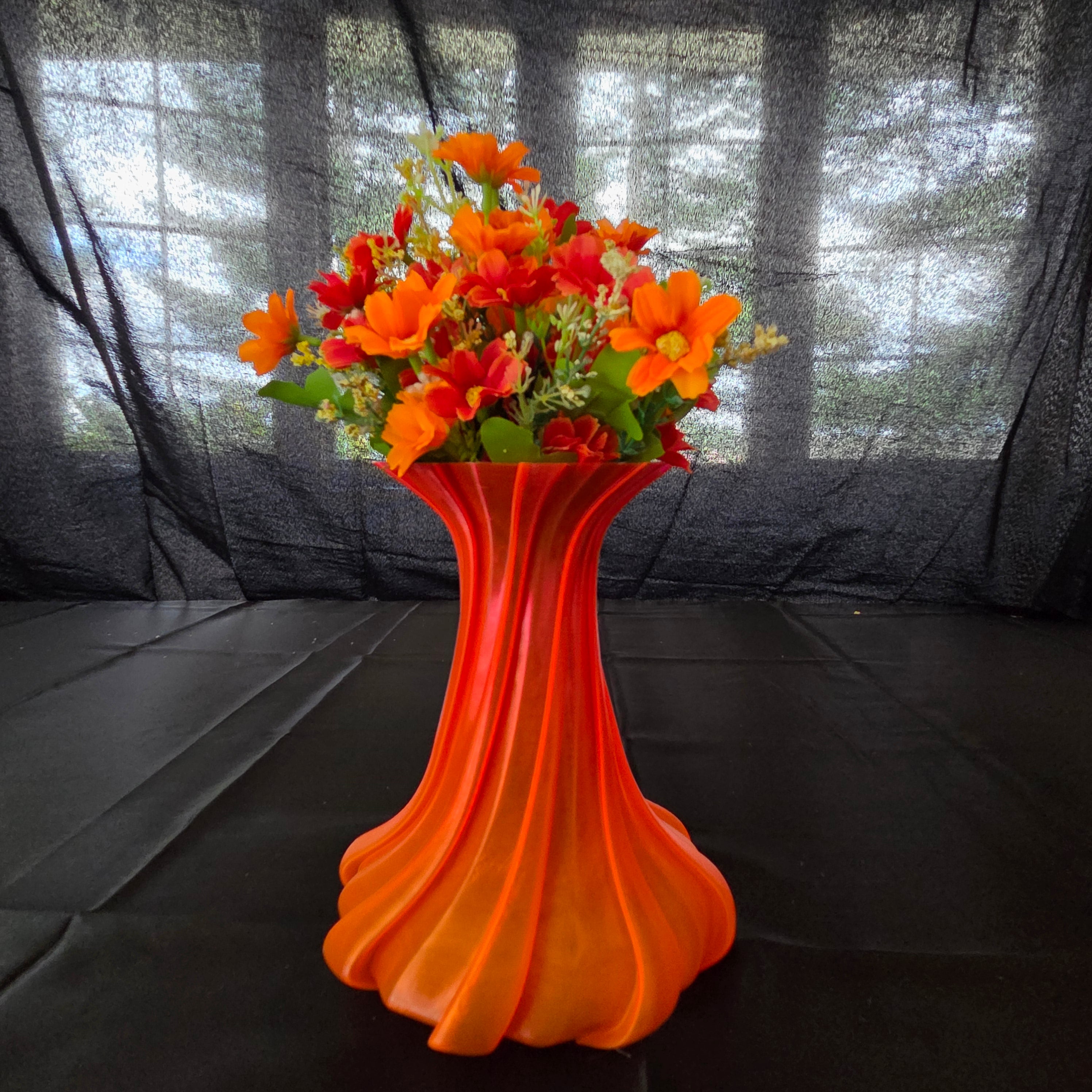 Fluted Spiral Vase