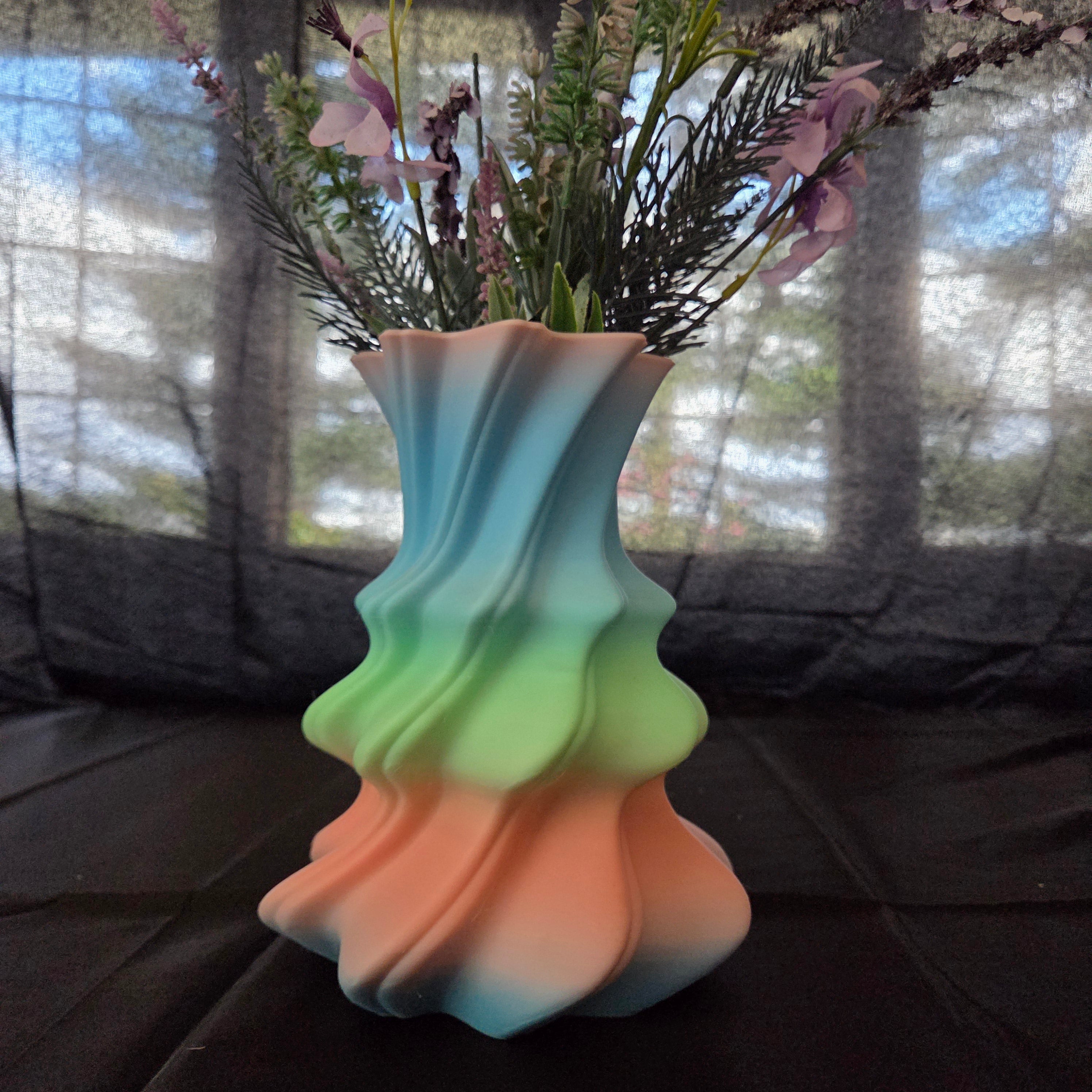 Punched Spiral Vase